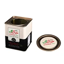 square tea tin